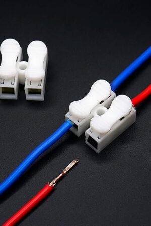 Electronic spices PACK OF 20 Cable Connector Clamp Spring Connector Terminal Block FOR Wire LED Strip Light Wire Connecting