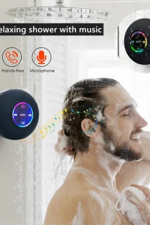 Bluetooth Waterproof Speaker (Get 6 Magnetic Cable Clips for free)