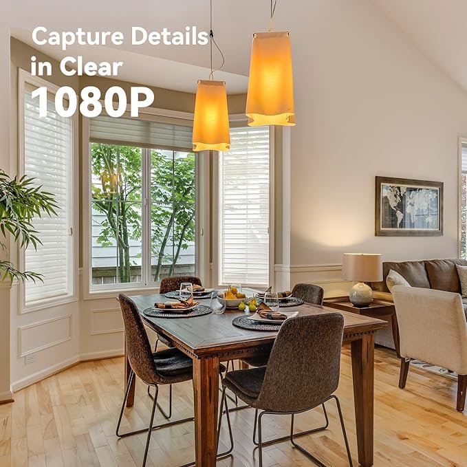 Imou 360° 1080P Full HD CCTV Security Camera, Human Detection, Motion Tracking, 2-Way Audio, Night Vision, Dome Camera with WiFi & Ethernet Connection, Alexa Enabled, Up to 256GB SD Card Support - Image 6