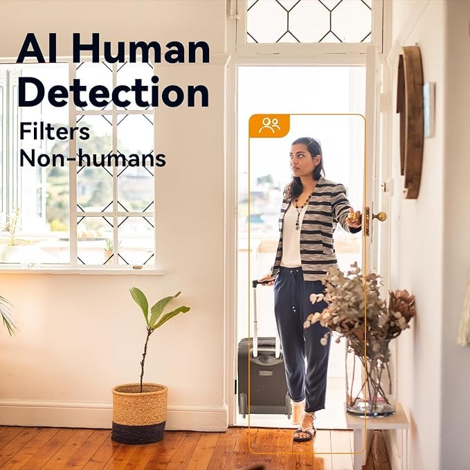 Imou 360° 1080P Full HD CCTV Security Camera, Human Detection, Motion Tracking, 2-Way Audio, Night Vision, Dome Camera with WiFi & Ethernet Connection, Alexa Enabled, Up to 256GB SD Card Support - Image 5